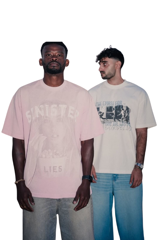 Sinister Pink Oversized T Shirt