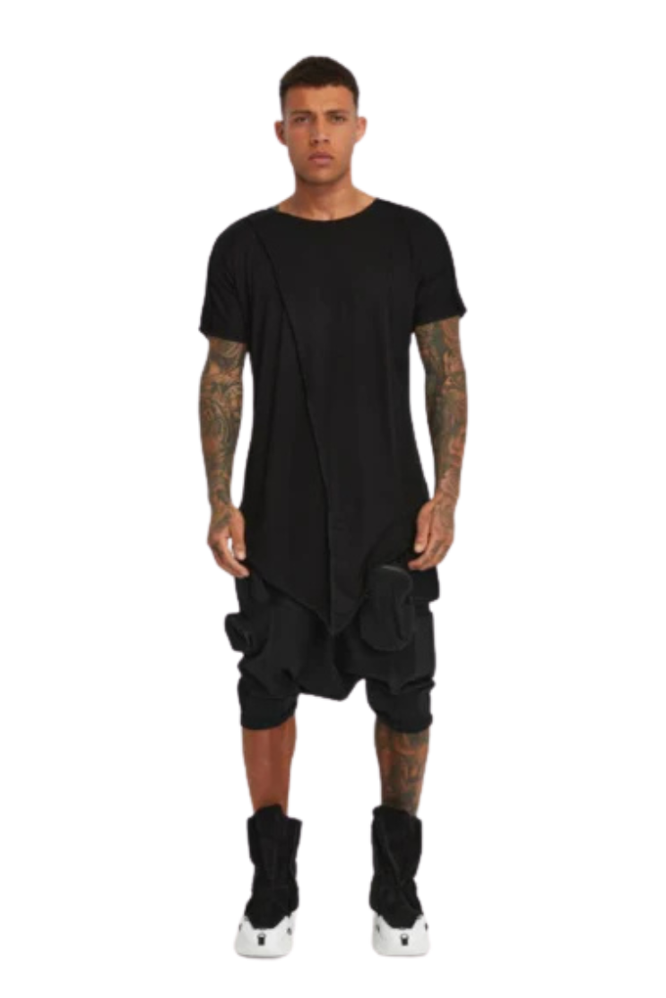 JC Long Black T Shirt