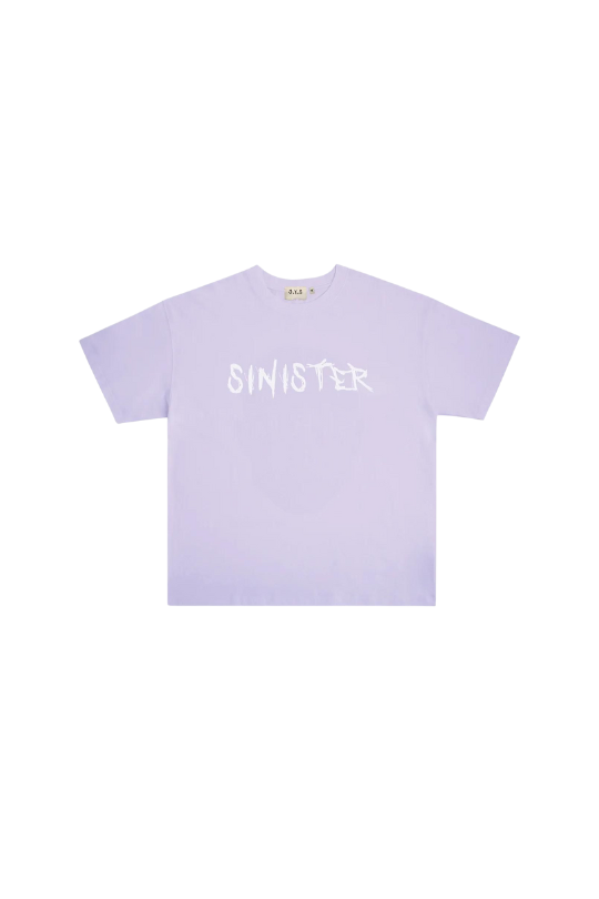 Sin Purple Oversized T Shirt