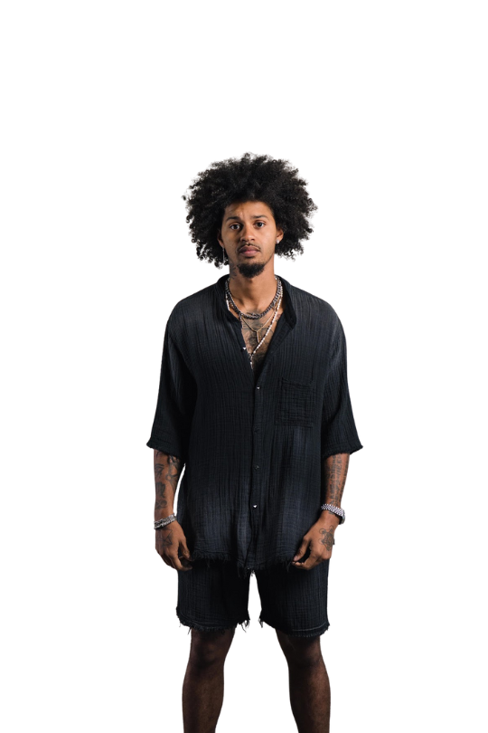 Set Me Free White Black Oversized T Shirt
