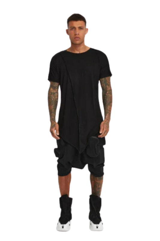 JC Long Black T Shirt