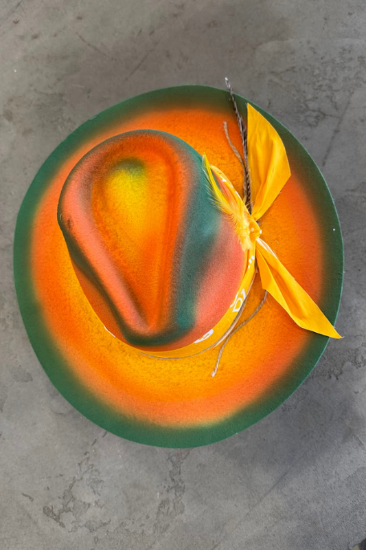 Decortive Wonderland Sun Kissed Fedora Hat