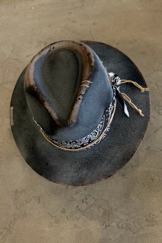 Decortive Burnt Grey Fedora Hat