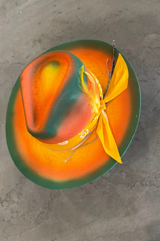 Decortive Wonderland Sun Kissed Fedora Hat