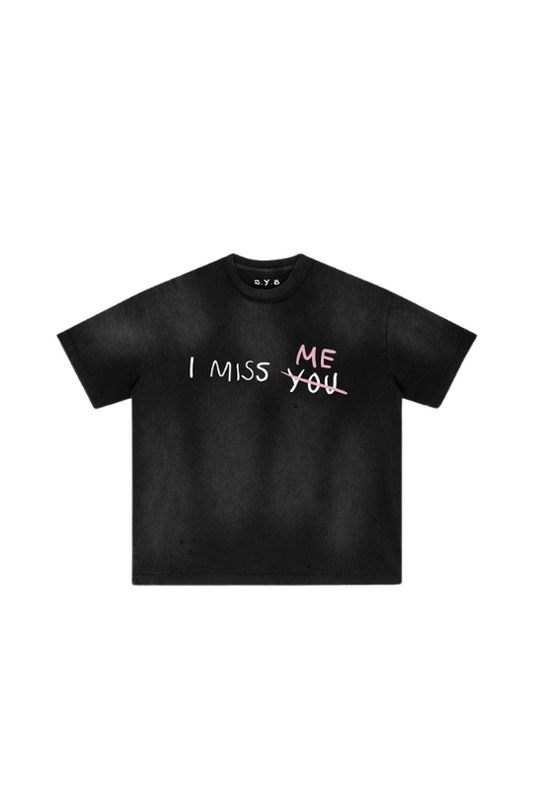 I Miss Black Oversized T Shirt
