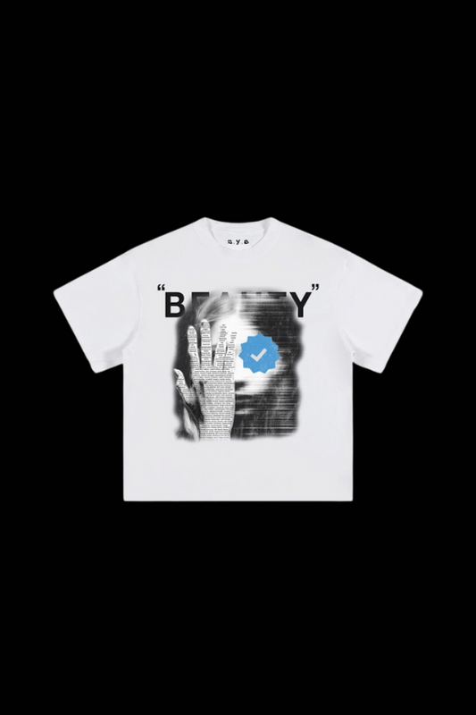 Sin Face Hand Oversized T Shirt