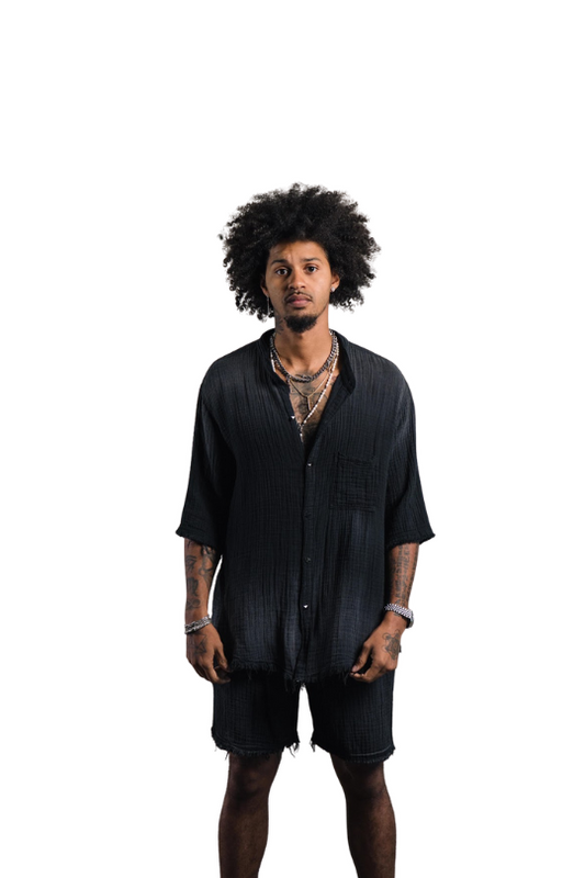 Set Me Free White Black Oversized T Shirt