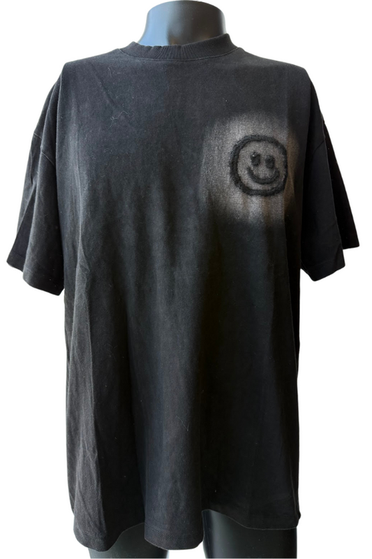 Everyday Smile T Shirt Black Oversized